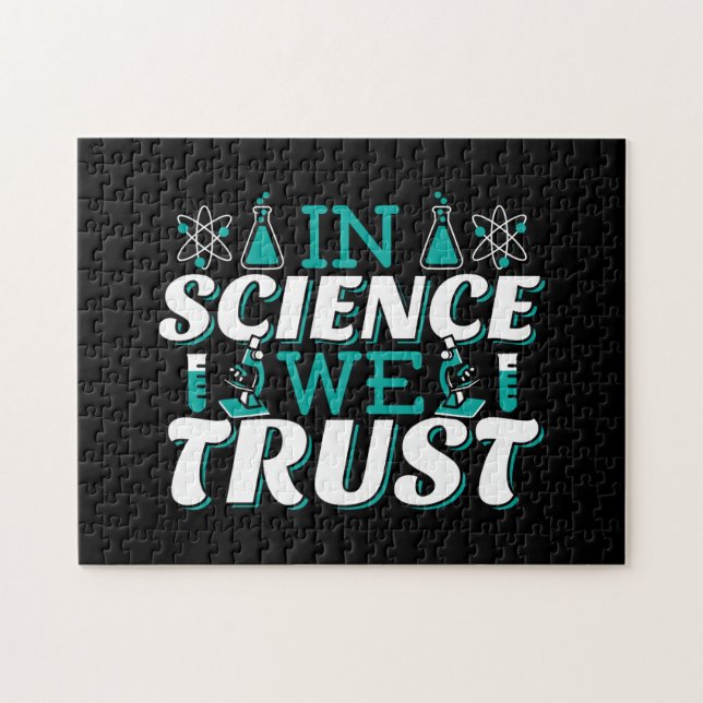 In der Wissenschaft vertrauen wir Zitat - Lehrer (Horizontal)