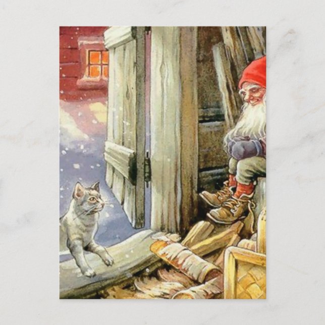 "In der Wüste" von Jenny Nystrom Postkarte (Vorderseite)