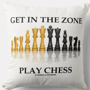 In der Zone spielen Schachratgeber Schach Set Stüc Kissen