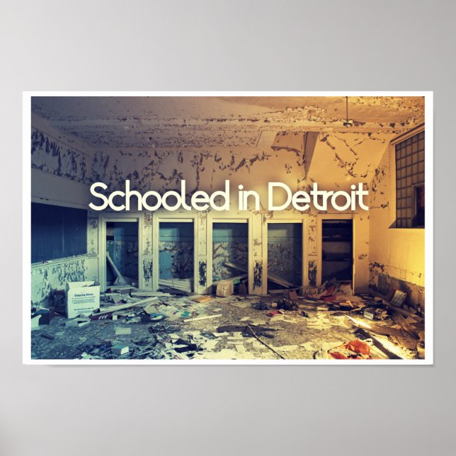 in Detroit ausgebildet Poster (Vorne)