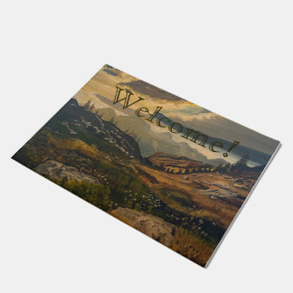 In die Berge, originell von Gary Poling Fußmatte