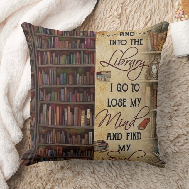 In die Bibliothek Kissen (Decke)