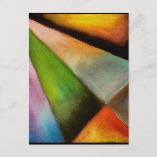 In die Entfernung Postkarte (Vorderseite)