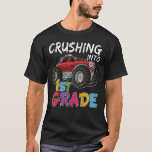 In die erste Klasse rasen - Geschenk für LKW-Liebh T-Shirt