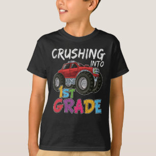 In die erste Klasse rasen - Geschenk für LKW-Liebh T-Shirt