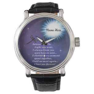In die helle Libelle Armbanduhr