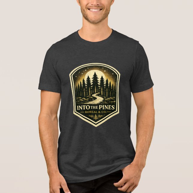 IN DIE KIEFERN Tri-Blend SHIRT (Vorderseite)
