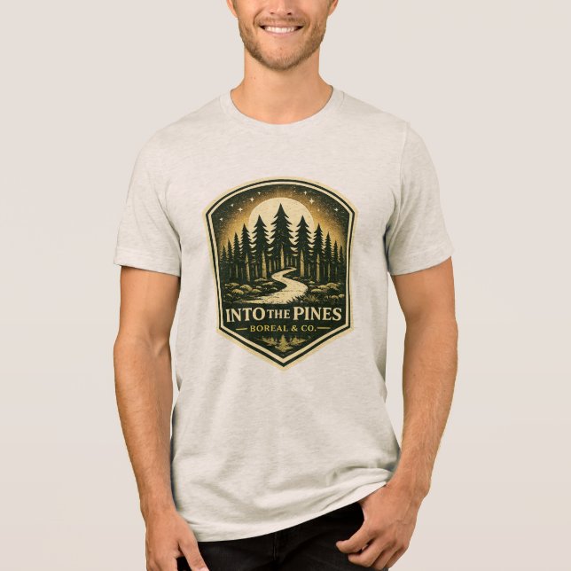 IN DIE KIEFERN Tri-Blend SHIRT (Vorderseite)