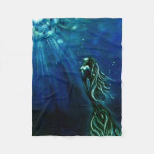 In die leichte Mermaid-Blanket Fleecedecke