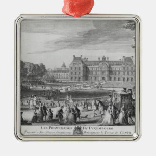 In die Luxemburg-Gärten gehen, 1729 Silbernes Ornament