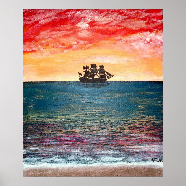 In die Sonne Poster (Vorne)