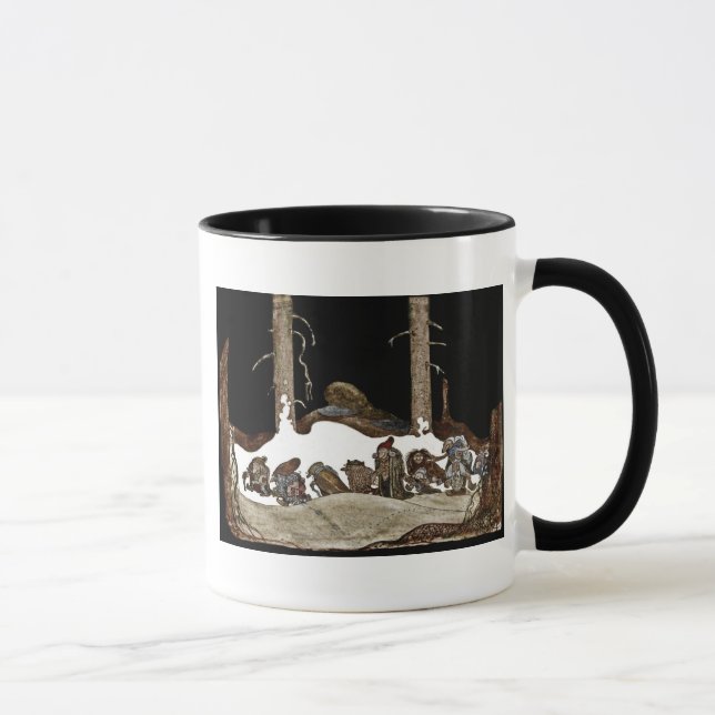 In die Weihnachtsnacht - Tasse (Rechts)