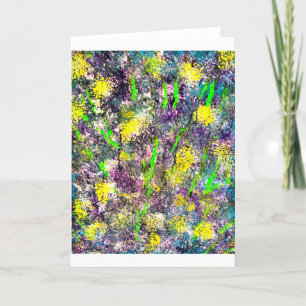 In die Wild Blume Meadow Card<Blank Inside> Einladung