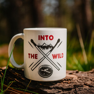 In die wilde Abenteuer-Wilderness-Überlebenswelt Kaffeetasse