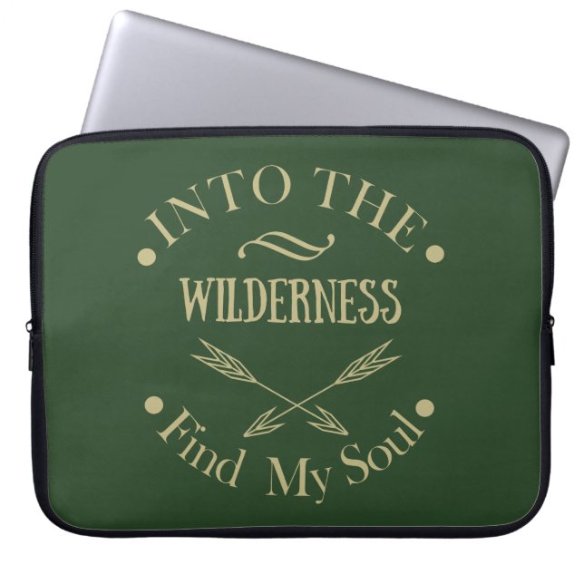 in die Wildnis finden Sie mein Soul Laptopschutzhülle (Vorderseite)