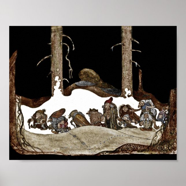 In die Winternacht Poster (Vorne)