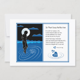 In diesem Deep Reflection_Flat Card 7"x5" Ankündigung