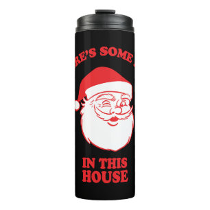 In diesem Haus der Weihnachtsmann Thermosbecher
