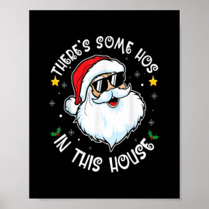 In diesem Haus gibt es Weihnachtsfest San Poster