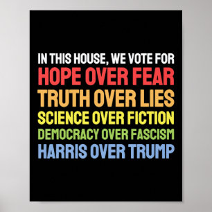 In diesem Haus stimmen wir für Hoffnung über Furch Poster
