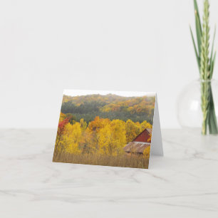 "IN DIESEN HÜLLEN IST GOLD" (AUTUMN IN MICHIGAN) KARTE