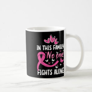 In dieser Familie kämpfen allein Brustkrebs-Bewuss Kaffeetasse