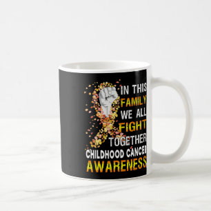 In dieser Familie kämpfen wir alle gegen Krebs im  Kaffeetasse