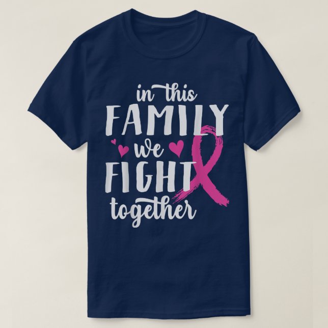 In dieser Familie kämpfen wir gemeinsam gegen Brus T-Shirt (Design vorne)