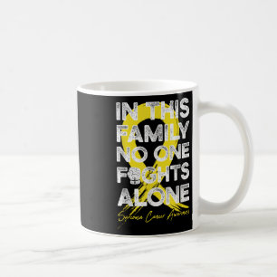 In dieser Familie kämpft allein Sarcoma Krebs-Krie Kaffeetasse