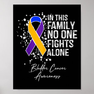 In dieser Familie kämpft allein Shirt-Blasen-Krebs Poster