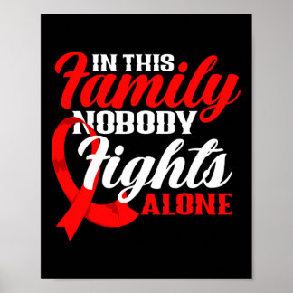 In dieser Familie kämpft niemand allein Blutkrebs Poster