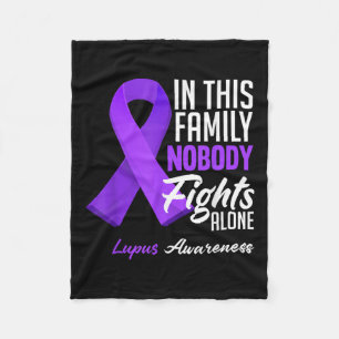 In dieser Familie kämpft niemand allein Lupus-Bewu Fleecedecke