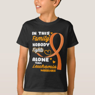 In dieser Familie kämpft niemand allein Team Leukä T-Shirt