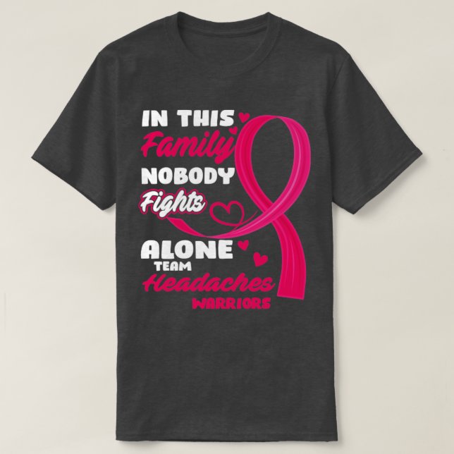In dieser Familie kämpft niemand allein Teamtraine T-Shirt (Design vorne)