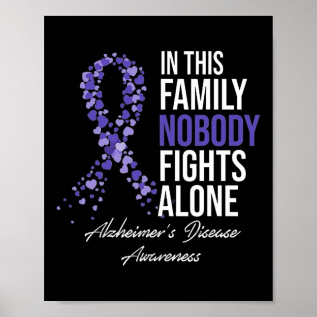 In dieser Familie kämpft niemand allein um Alzheim Poster (Vorne)