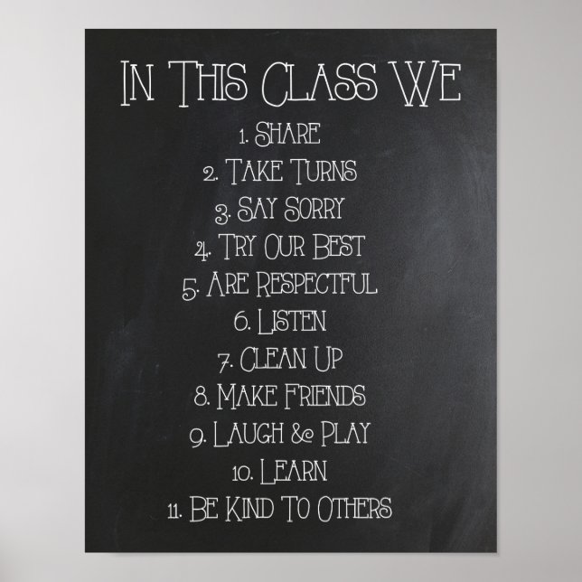 In dieser Klasse... Poster (Vorne)