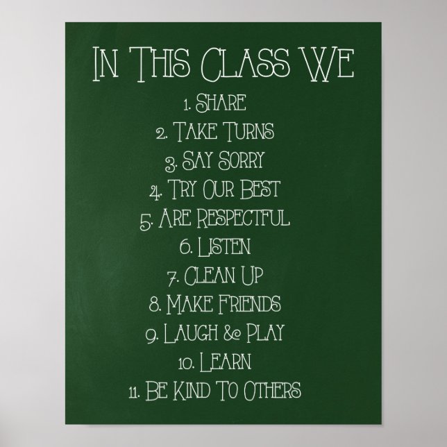 In dieser Klasse... Poster (Vorne)