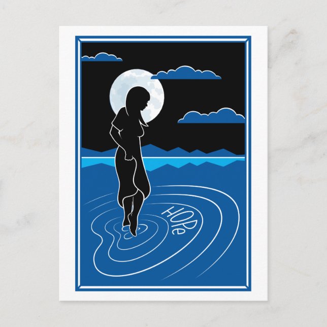 In dieser tiefen Reflektion_ Postkarte (Vorderseite)