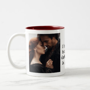 In dir habe ich mein Licht gefunden Zweifarbige Tasse