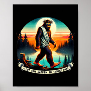 In drei Tagen kann viel passieren Vintage Ostern B Poster