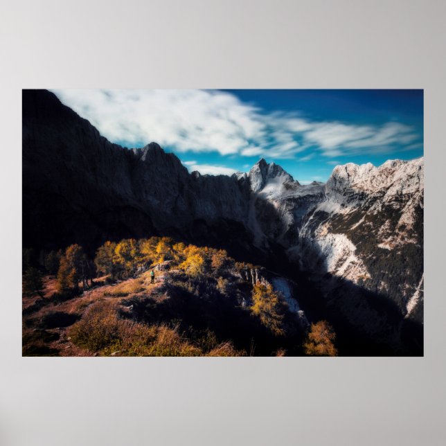 In Ehrfurcht vor den Bergen Poster (Vorne)