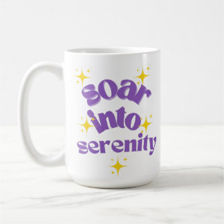 in ein ruhiges Design aufsteigen Kaffeetasse