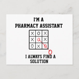 In einem Apothekenassistenten finde ich immer eine Postkarte