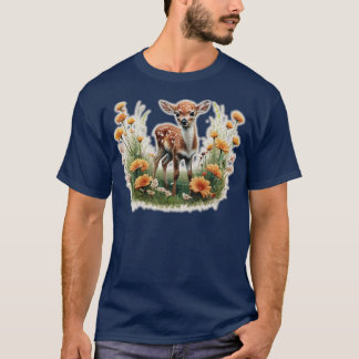 in einem Bereich von Blume T-Shirt