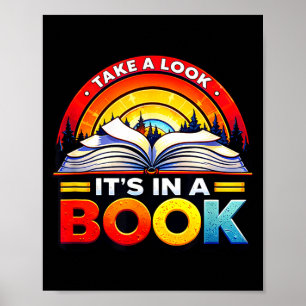 In einem Buch inspirierende motivierende Lehrer Bü Poster