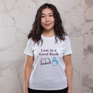 In einem guten Buch verloren Minimale Leseatmosp T-Shirt