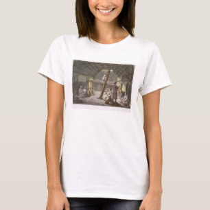 In einem Haus in Alaska (Farbengravur) T-Shirt