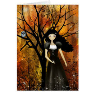 In einem Herbst-Wald