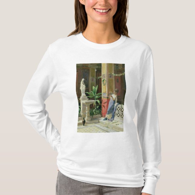 In einem Hof in Pompeji, 1878 T-Shirt (Vorderseite)