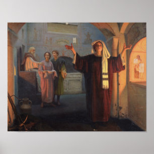 In einem Katakomb, 1900 Poster